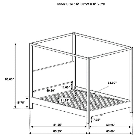 Mellie - Canopy Bed HouseOfZazla