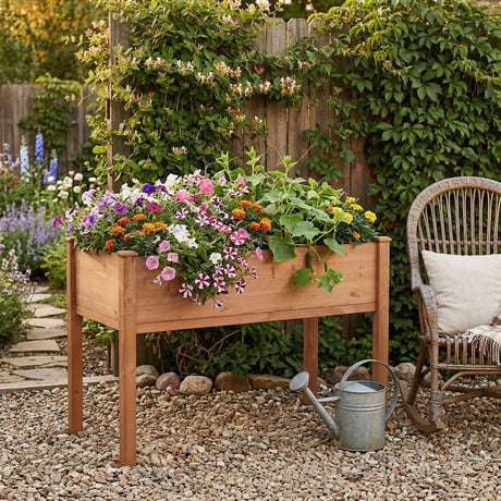 Elevated Raised Garden Bed For Outdoor HouseOfZazla