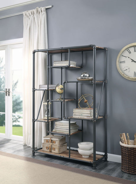 Brantley - Antique Bookshelf - Oak HouseOfZazla