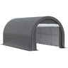 Outsunny - 10' x 16' Carport, Heavy Duty Portable Garage Storage Tent With Large Zippered Door, Anti-Uv Pe Canopy Cover For Car, Truck, Boat, Motorcycle, Bike, Garden Tools, Outdoor Work HouseOfZazla