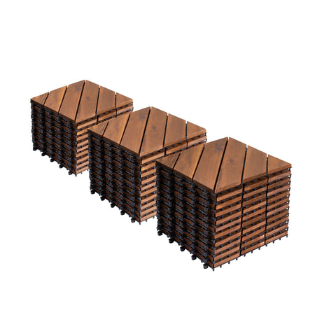 Interlocking Deck Tiles, Diagonal Pattern Outdoor Decking HouseOfZazla