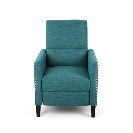 Kiersten Contemporary Fabric Pushback Recliner HouseOfZazla