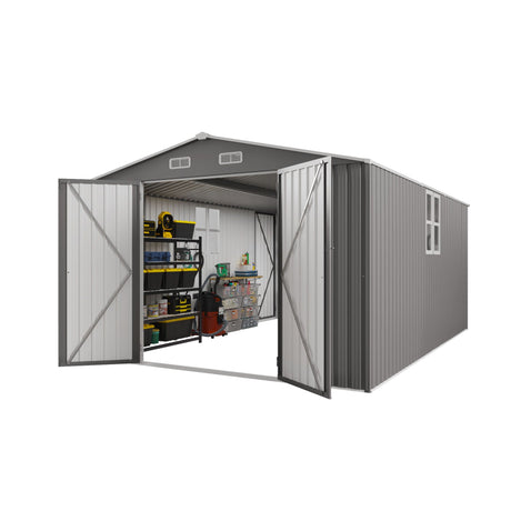Outdoor Storage Shed With Lockable Doors HouseOfZazla