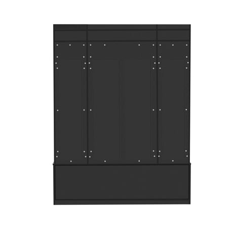 5 In 1 Entryway Bench With Coat Rack, 7 Sturdy Hooks, 2 Spacious Drawers And Adjustable Shelves HouseOfZazla