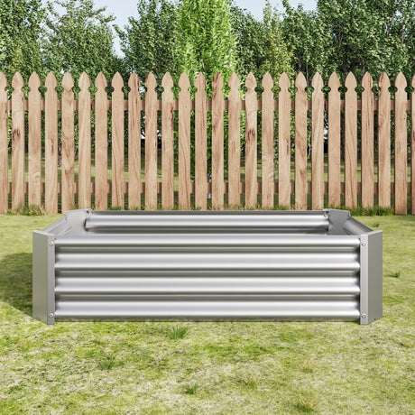 Metal Raised Garden Bed 4x2x1 ft HouseOfZazla