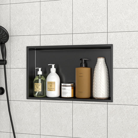 Stainless Steel Shower Niche With Seamless Design For Bathroom Storage HouseOfZazla