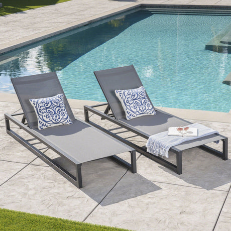 Chaise Lounge With 5 Reclining Positions, Outdoor Patio Lounge Chairs HouseOfZazla