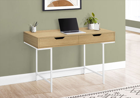 Computer Desk For Home Office, Storage Drawers, Marble Look Contemporary & Modern HouseOfZazla