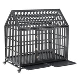 Heavy Duty Dog Crate Lockable Wheels