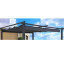 Replacement Canopy Top Cover Fabric For Outdoor Patio Retractable Pergola Sun-Shelter Canopy HouseOfZazla