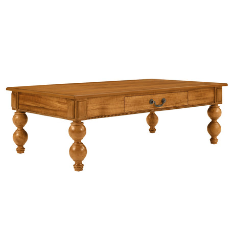 Rectangular Wooden Coffee Table with Storage Drawer HouseOfZazla