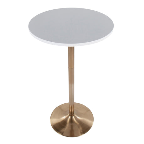 Pebble - Contemporary & Glam Adjustable Dining / Bar Table HouseOfZazla