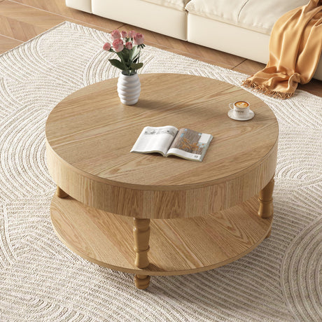 Coffee Table with Dual Storage for Living Room HouseOfZazla