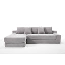 Modern L - Shaped Sectional Couch With Memory Foam HouseOfZazla