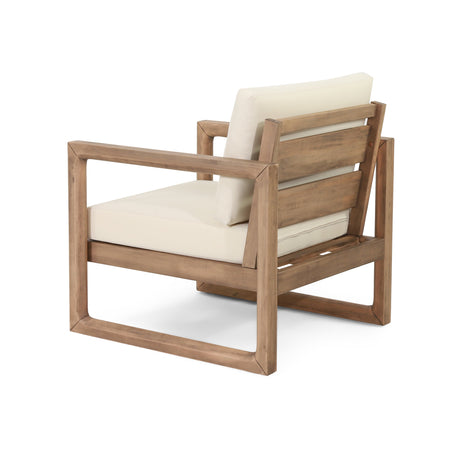 4-Pieces Acacia Wood Patio Furniture Set HouseOfZazla