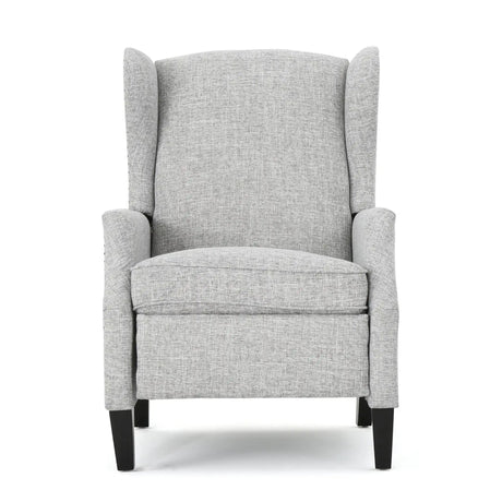 Westeros Wing Back Fabric Upholstered Recliner HouseOfZazla