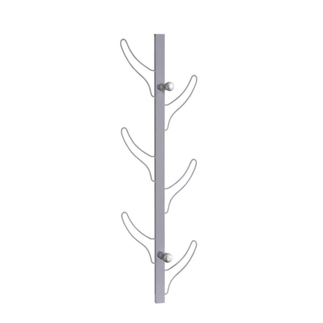 Vertical Eight Hook Coat Rack Wall Mount HouseOfZazla