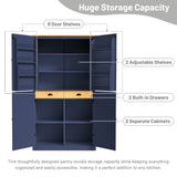 TOPMAX Large Freestanding Kitchen Pantry Storage Cabinet