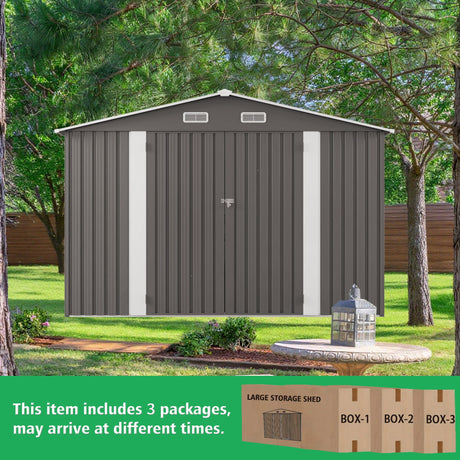 Outdoor Storage Shed With Lockable Doors HouseOfZazla