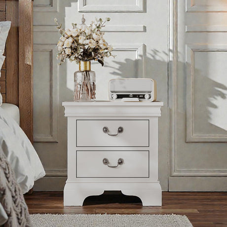 Nightstand With 2 Drawers HouseOfZazla