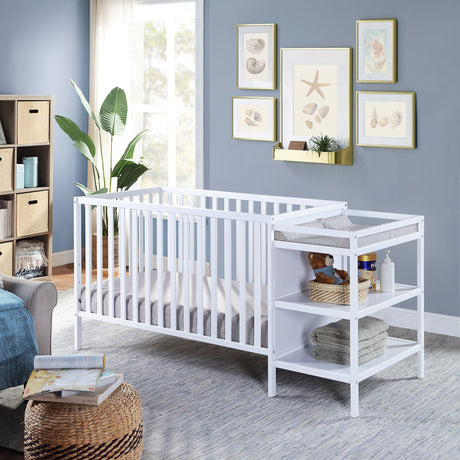 Palmer - 3-in-1 Convertible Crib / Changer Combo HouseOfZazla