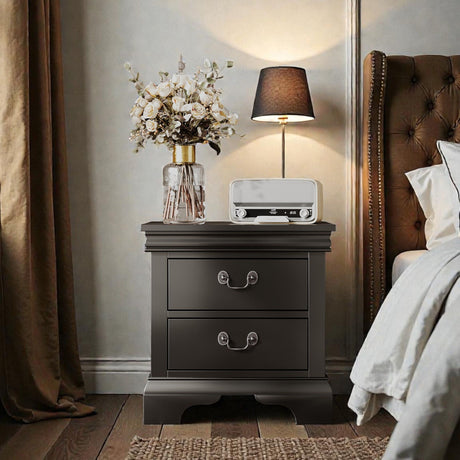 Nightstand With 2 Drawers HouseOfZazla