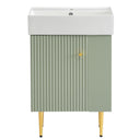 Bathroom Vanity, Combo Cabinet, Bathroom Storage Cabinet, Single Ceramic Sink HouseOfZazla