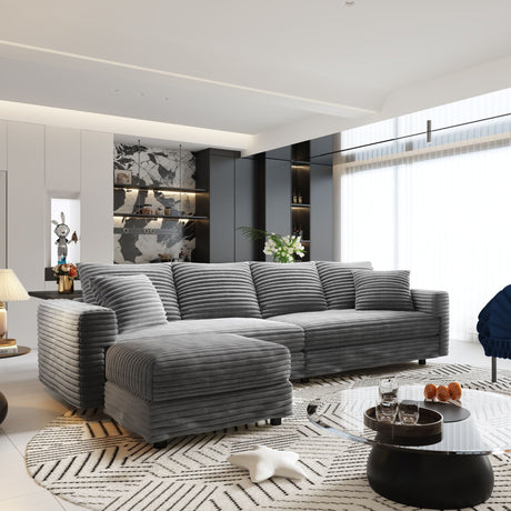 Modern Comfy Upholstered Sofa Cloud Couch & Deep Seat Couches HouseOfZazla