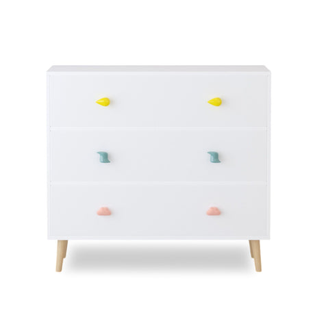 3 Drawer Dresser Storage Cabinet With Anti-Tip Safety HouseOfZazla