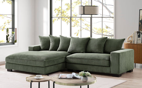 Luxe - Oversized 2 Piece Sectional Couches For Living Room, L Shaped Sofa With Chaise HouseOfZazla