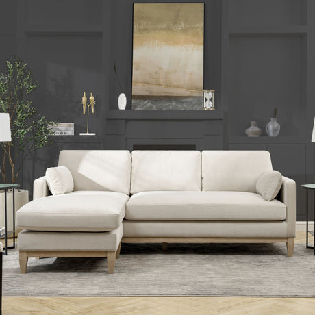 Knox - Modern Farmhouse Reversible Chaise Sectional Sofa HouseOfZazla