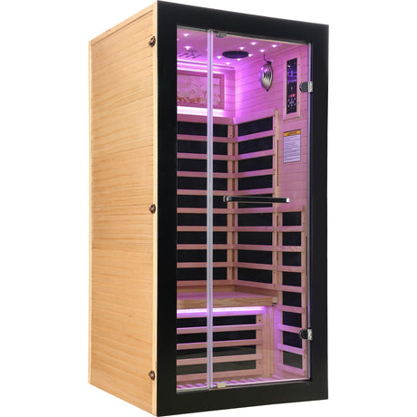 Single-person starlight ceiling lighting sauna HouseOfZazla