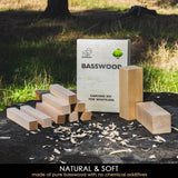 Basswood Carving Blocks Set for Wood Carving Blocks Whittling Wood Blocks for Carving WoodArtSupply