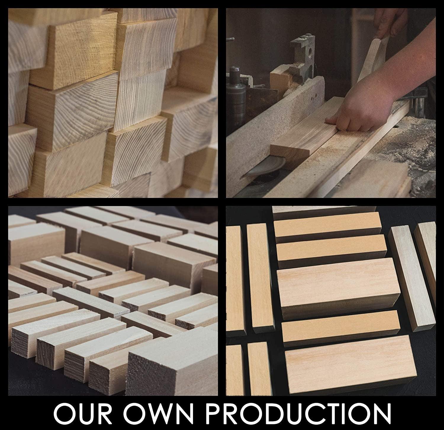 Basswood Carving Blocks Set for Wood Carving Blocks Whittling Wood Blocks for Carving WoodArtSupply