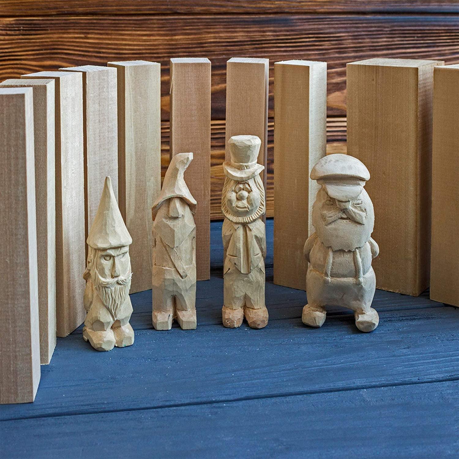 Basswood Carving Blocks Set for Wood Carving Blocks Whittling Wood Blo –  WoodArtSupply
