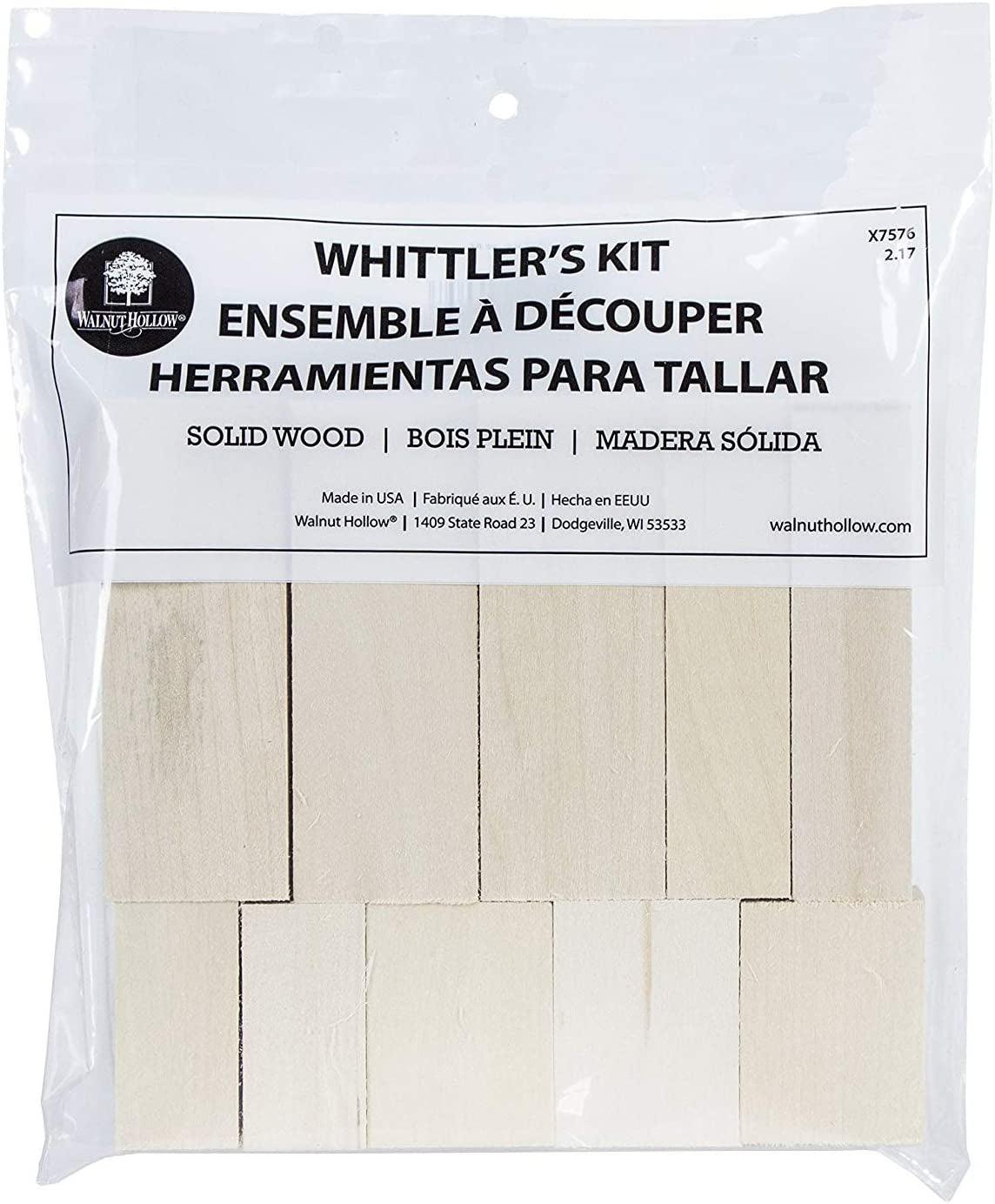 Basswood Whittlers Carving Blocks, 10 Piece, Natural - WoodArtSupply