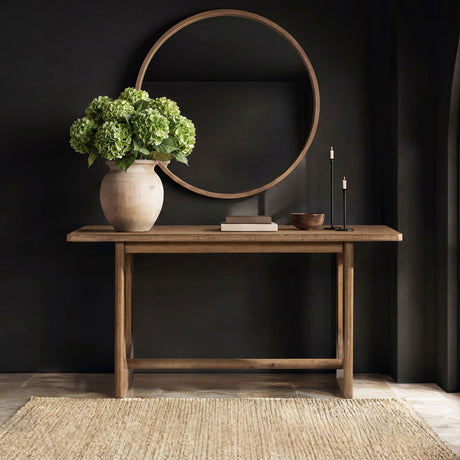 Turnkey - Trestle Console Table - Antique Brown HouseOfZazla