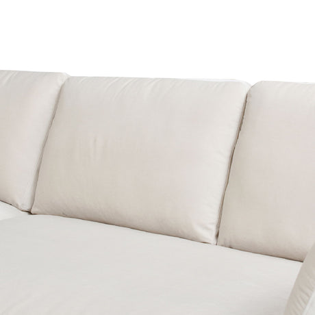 Knox - Modern Farmhouse Reversible Chaise Sectional Sofa HouseOfZazla