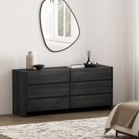 Linda - Double Wide Dresser With 6 Drawers HouseOfZazla
