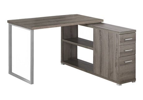 L-Shape Computer Desk with Storage Drawers HouseOfZazla