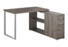 L-Shape Computer Desk with Storage Drawers HouseOfZazla