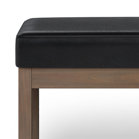 Milltown Large Ottoman Bench - Midnight Black HouseOfZazla