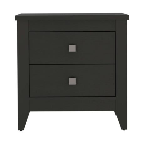 Breeze Four-Legged Modern Bedroom Nightstand with Two Drawers HouseOfZazla