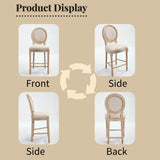 French Country 26'' Height Bar Chairs Set of 2
