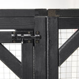 Outdoor Cat House, Diy Cat Enclosure Catio With Double Enter Doors