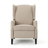 Westeros Wing Back Fabric Upholstered Recliner HouseOfZazla