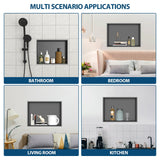 Stainless Steel Shower Niche With Seamless Design For Bathroom Storage