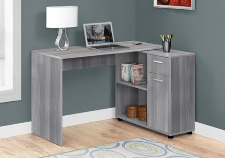 Computer Desk, Home Office, Corner, Storage Drawers, L Shape, Contemporary & Modern HouseOfZazla