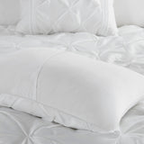 7 Piece Tufted Comforter Set White