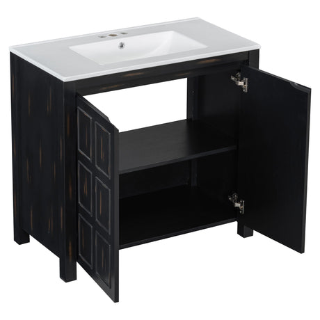 Bathroom Vanity Organizer With Sink, Combo Cabinet Set, Bathroom Storage Cabinet HouseOfZazla